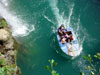 Paseo en lancha en canal del Salto del Laja