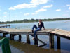 Muelle de Laguna Avendao en Quilln